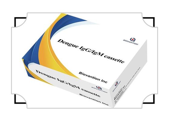 उच्च संवेदनशीलता डेंगू आईजीजी/आईजीएम रैपिड टेस्ट कैसेट 24 महीने की शेल्फ लाइफ के साथ