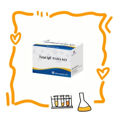 कुल IgE एंटीबॉडी IgE ELISA टेस्ट किट इन विट्रो डायग्नोस्टिक एंजाइम