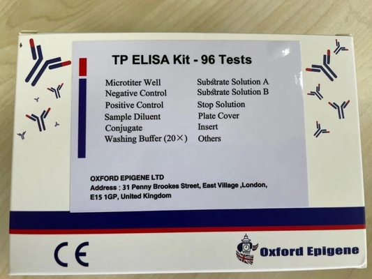 पुरुष और महिला संक्रमण उच्च सिफलिस टीपी Ab एंटीबॉडी ELISA टेस्ट किट