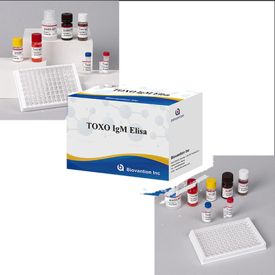 अस्पतालों प्रयोगशालाओं क्लीनिकों उच्च सटीकता Toxo IgM ELISA परीक्षण किट का उपयोग