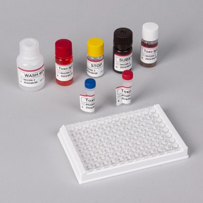 अस्पतालों प्रयोगशालाओं क्लीनिकों उच्च सटीकता Toxo IgM ELISA परीक्षण किट का उपयोग