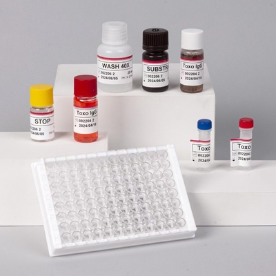 अस्पतालों प्रयोगशालाओं क्लीनिकों उच्च सटीकता Toxo IgM ELISA परीक्षण किट का उपयोग