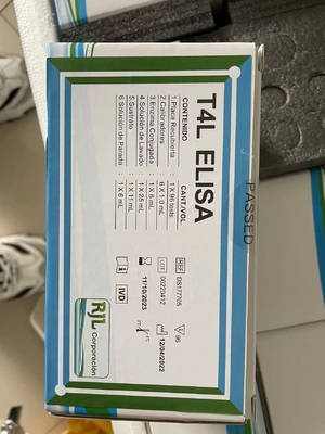 उपयोग में आसान FT3 ELISA टेस्ट किट लंबी शेल्फ लाइफ और 2C-8C संरक्षण विधि के साथ