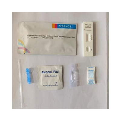 मानव सीरम प्लाज्मा या पूरे रक्त में Monkeypox Virus MPXV IgG/IgM एंटीबॉडी रैपिड टेस्ट किट