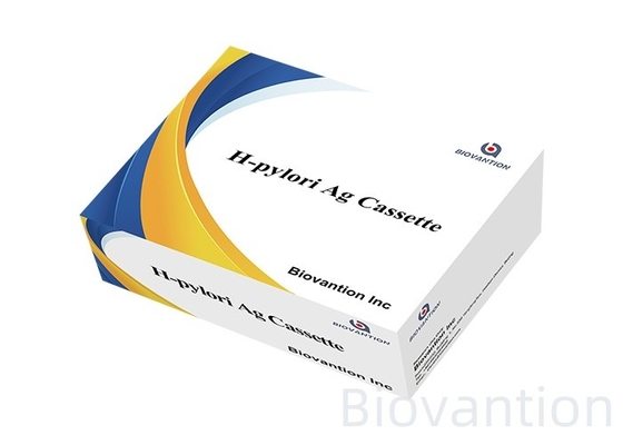 Hpylori Ag मानव नैदानिक अभिकर्मक गतिशील त्वरित परीक्षण कैसेट/स्ट्रिप WB/S/P नमूना के लिए