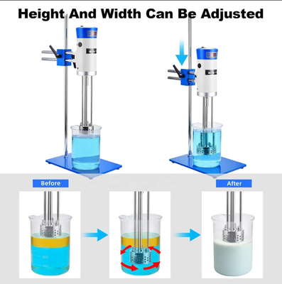 प्रयोगशाला 40L कॉस्मेटिक मिक्सर प्रयोगशाला Homogenizer उच्च गति homogenizer प्रयोगशाला उच्च कतरनी homogenizer
