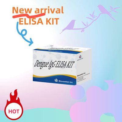 विशिष्ट और जैविक नमूनों के विश्लेषण के लिए अनुकूलन योग्य डेंगू IgG ELISA किट