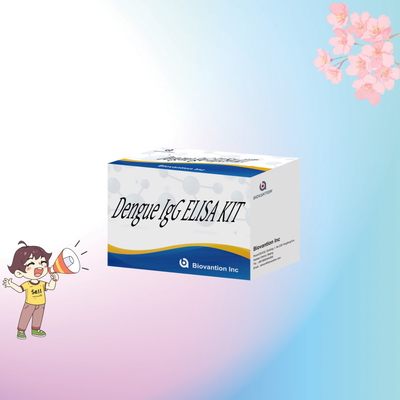 विशिष्ट और जैविक नमूनों के विश्लेषण के लिए अनुकूलन योग्य डेंगू IgG ELISA किट