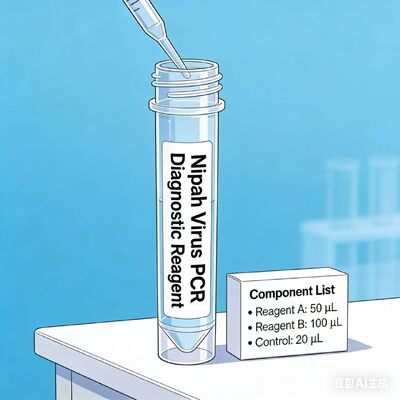 उच्च संवेदनशीलता निपाह वायरस वास्तविक समय आरटी-पीसीआर किट आंतरिक नियंत्रण और सटीक आरएनए का पता लगाने के लिए व्यापक संगतता के साथ