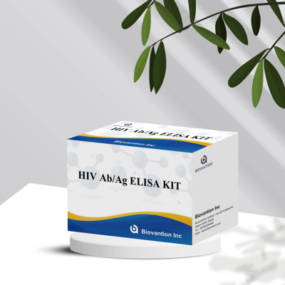 उच्च संवेदनशीलता और 96 परीक्षणों के साथ Biovantion 4th Generation HIV Ab Ag ELISA Kit