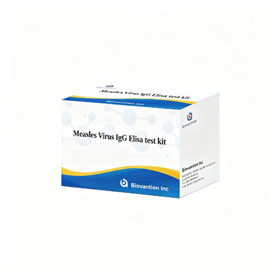 खसरा वायरस IgG ELISA टेस्ट किट उच्च संवेदनशीलता विशिष्टता